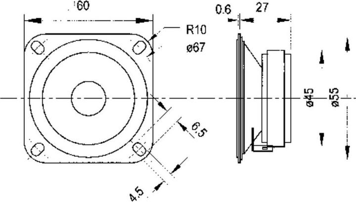 Produktbild Visaton Konushochtöner TW 6 NG, 8 Ohm