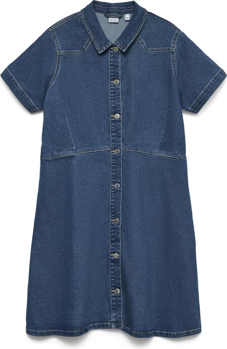 Vero Moda VMCAMANDA Kurzes Kleid Jeanskleid
