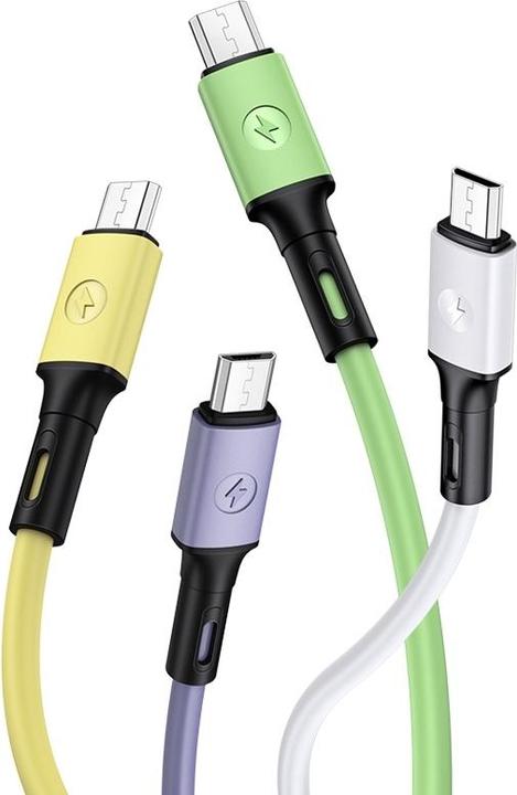 Produktbild Usams Kabel U52 microUSB 2A Fast Charge 1m żółty/yellow SJ435USB03 (US-SJ435) (1 m, USB 2.0)
