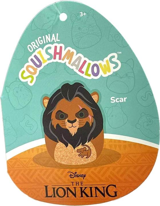 Immagine prodotto Squishmallows Il Re Leone Scar, 20 cm (Disney Lion King) (20 cm)