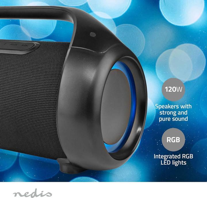 Produktbild Nedis Party Boombox (9.50 h, Akkubetrieb)