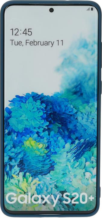 Actual product image Mobiparts Silicone Cover Samsung Galaxy S20 Plus 4G/5G Blueberry Blue (Samsung Galaxy S20+)