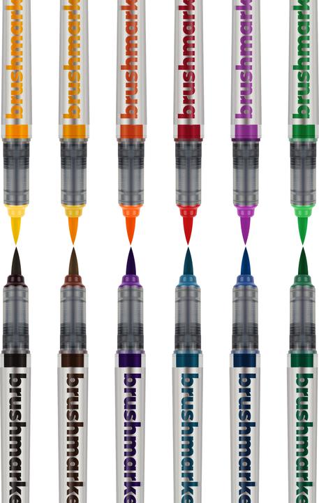 Actual product image Karin PRO - Brush Marker (Basic Colours, 12 x)