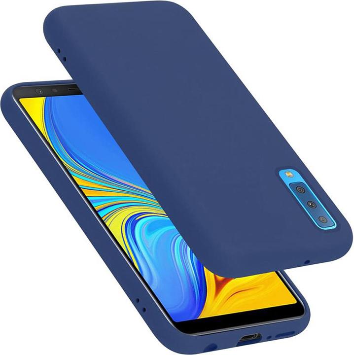 Actual product image Cadorabo TPU Liquid Silicone Case Cover (Samsung Galaxy A7 (2018))