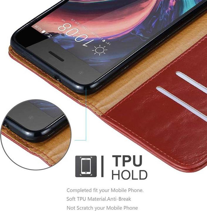 Actual product image Cadorabo Book Luxury Cover (HTC Desire 10 Pro)