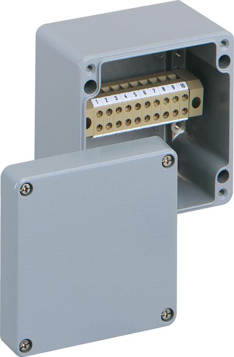 Image du produit Spelsberg ALR 1010-4q Boîtier de bornes sur rail 100 x 100 x 81 Aluminium gris 1 pc. (Boîtier)