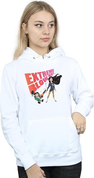 Actual product image Disney Womens/Ladies Wreck It Ralph Pocahontas And Vanellope Hoodie (S)