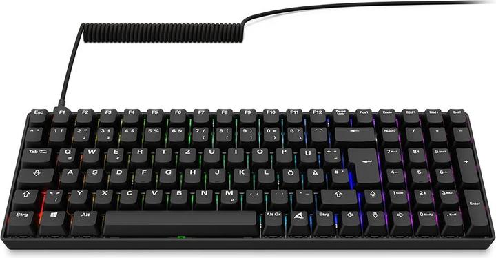 Image du produit Sharkoon SGK50 S2 PBT bk Gateron GPRO Yellow FR (DE, Filaire, Sans fil)