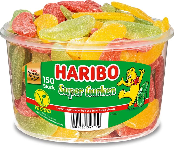 Immagine prodotto Haribo Cetrioli acidi (150 pz., 1350 g)