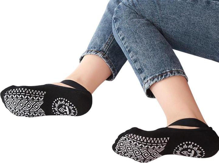 Produktbild JTI Yoga-Socken im Knöchelmodell - Schwarz (One Size)