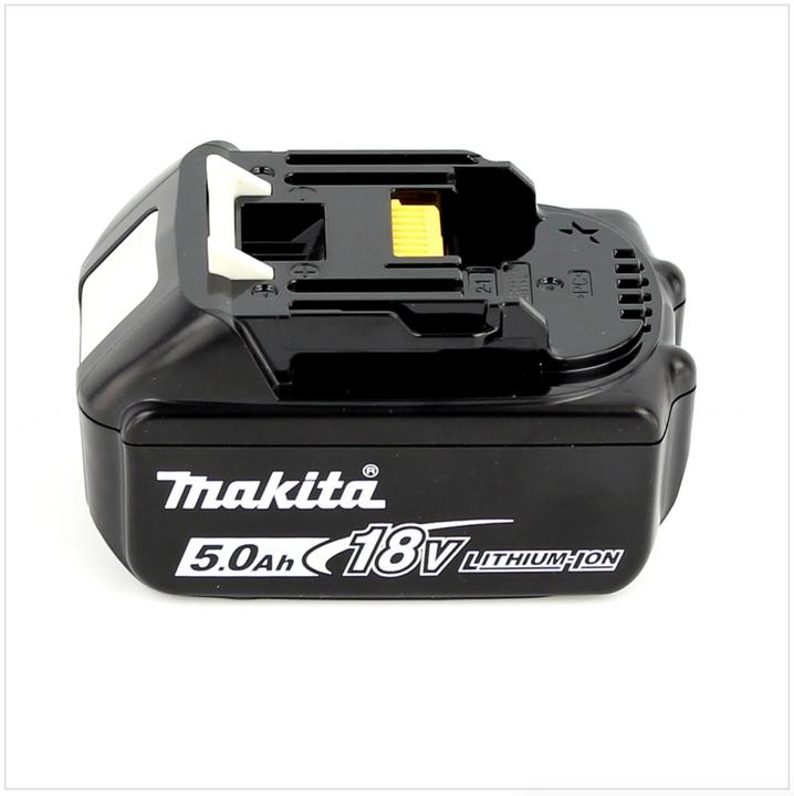 Produktbild Makita DEADML / DML 805 LED Baustrahler 14,4 - 18 Volt / 230 Volt + 1x BL 1850 B 18V - 5 Ah Li-Ion A (750 lm)
