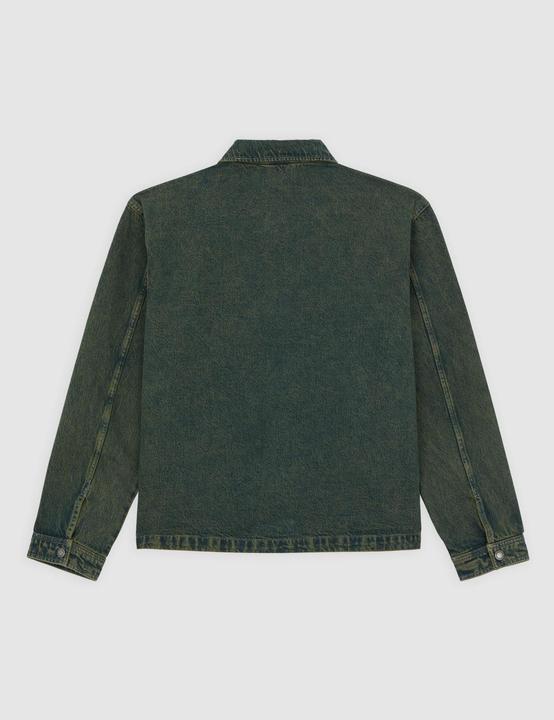 Actual product image Dickies Lewistown Denim Jacket Green Tone Fade (XS)