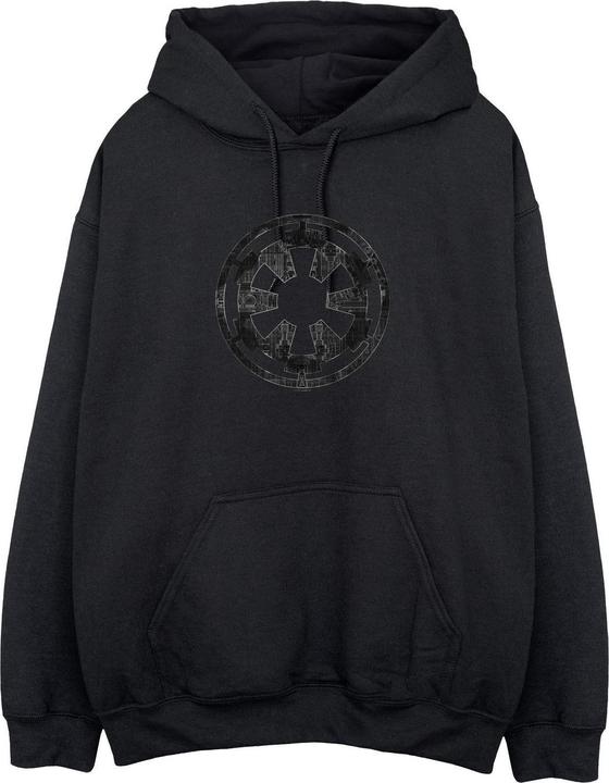 Immagine prodotto Star Wars Galactic Empire Plans Felpa con Cappuccio Uomo (3XL)