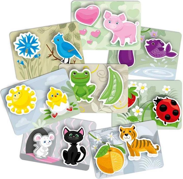 Produktbild Montessori Lernspiel, Karten mit Klettverschluss - Farben - Colors ® by Far far land