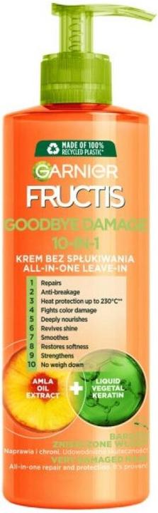 Garnier Fructis Goodbye Damage 10In1 All-In-One Leave-In Hair Conditioner 400Ml (400 ml)