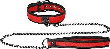Image du produit Ouch! Ouch Puppy Play - Neoprene Collar With Leash