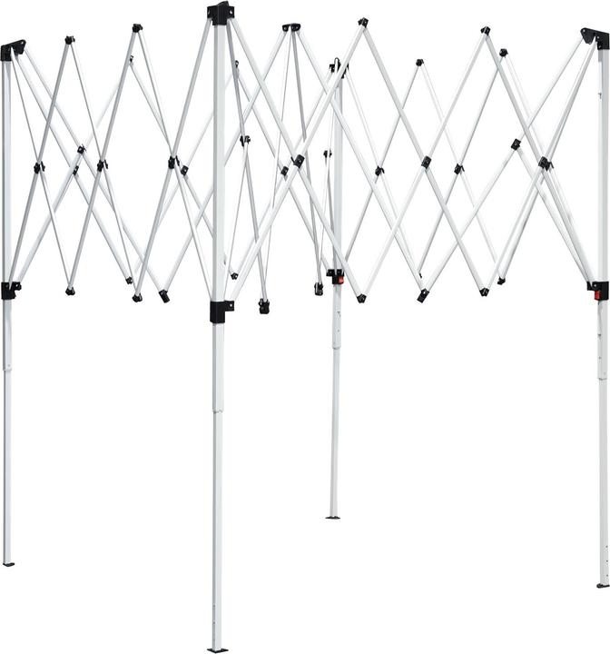 Actual product image Wiltec Toboli folding gazebo white 3x3 m pop-up party tent waterproof UV protection bag (300 cm, 300 cm)