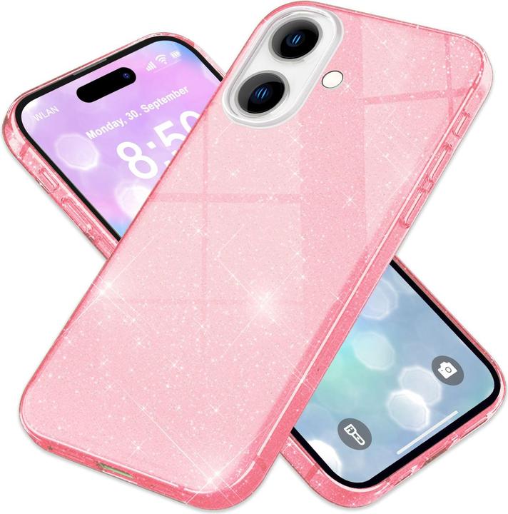 Produktbild Nalia Glitzer Hybrid Hülle (Apple iPhone 16 Plus)