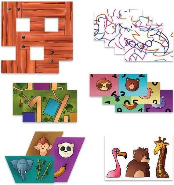 Actual product image Clementoni Galileo Escape Game Junior Escape from the zoo (German)