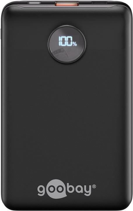 Immagine prodotto Goobay Powerbank compatto da 10.000 mAh (10000 mAh, 22.50 W, 38.50 Wh)