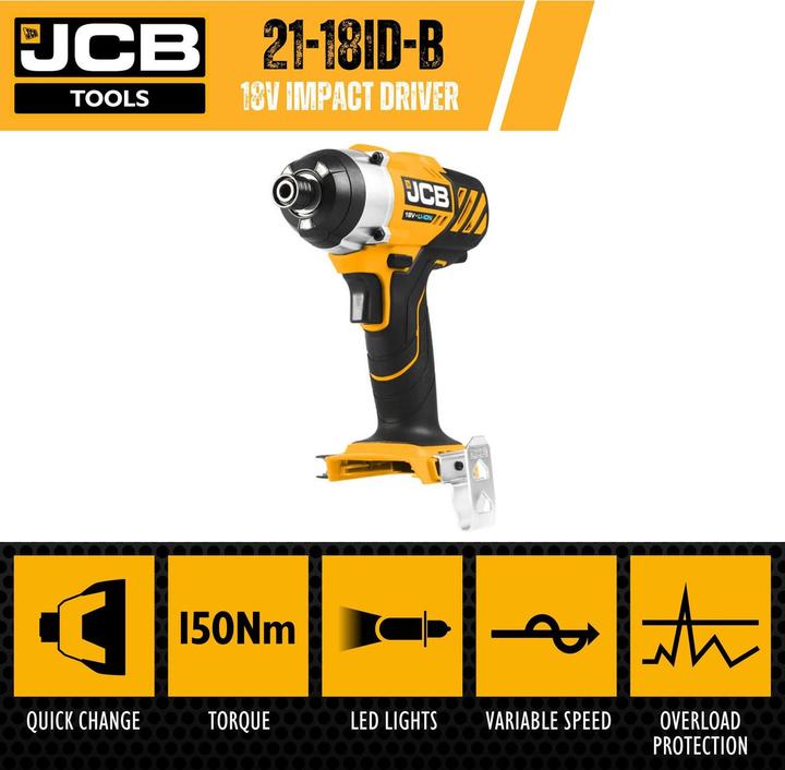 Actual product image JCB 18V Akku-Schlagschrauber