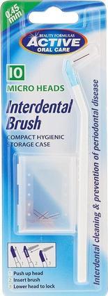 Beauty Formulas Active Oral Care - Interdental Brush Interdental Brush + Replaceable Attachments 0.45Mm 10Pcs. (10 x)