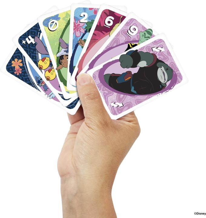 Actual product image Mattel Games UNO Lilo & Stich (German)