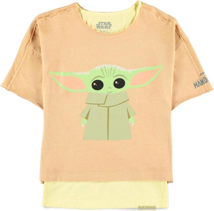Produktbild Difuzed The Mandalorian - The Child Girls Double Sleeved T-shirt - 158/164 (158)