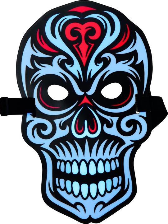 Actual product image Rubies Skull Mask Led