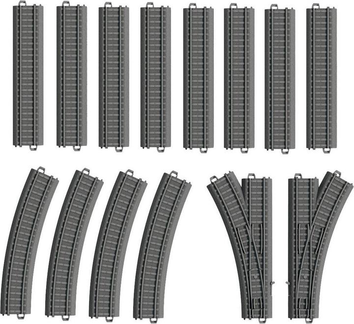 Märklin Confezione aggiuntiva di binari in plastica (Traccia H0)