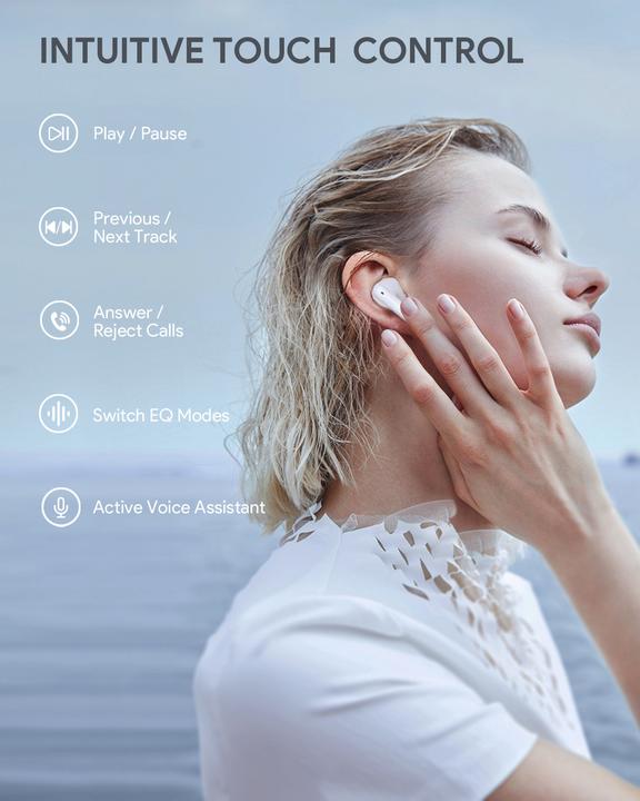 Image du produit Aukey Écouteurs portables True Wireless (20 h, Sans fil)