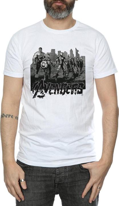Image du produit Mens Avengers Mono Team Art T-Shirt (S)