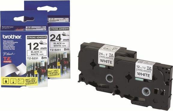 Image du produit Brother TZe-S231 (1.20 cm, Noir, Blanc)