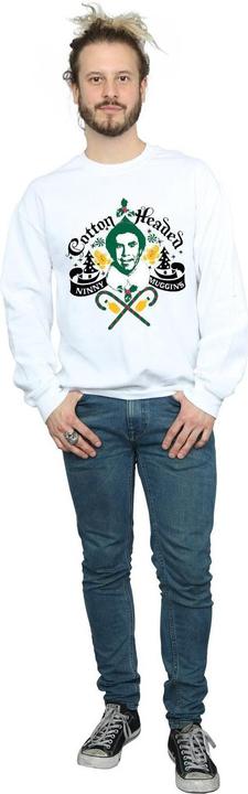 Actual product image Elf Mens Headed Ninny Muggins Sweatshirt (XL)