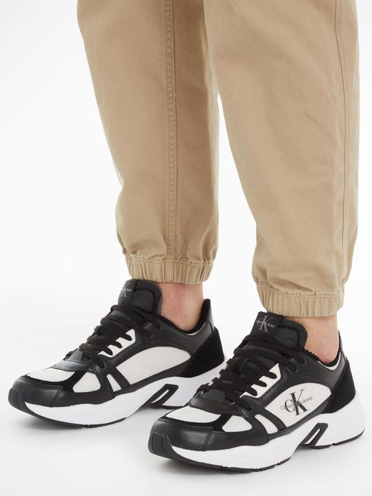 Produktbild Calvin Klein Retro Tennis Lace up Heren Sneakers - Zwart/Wit - Maat 42 (42)