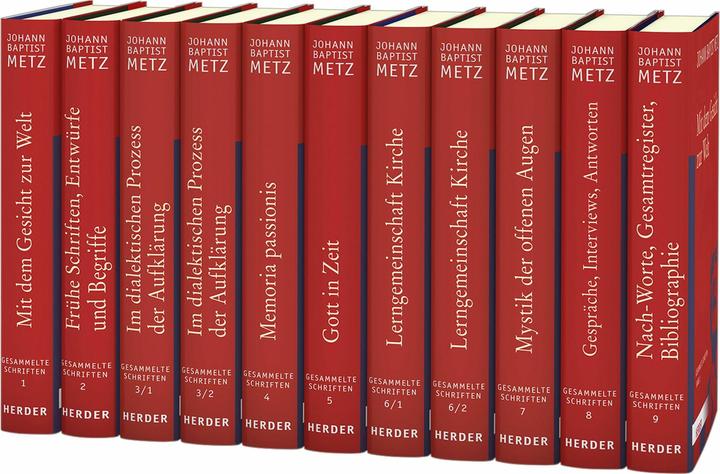Image du produit Johann Baptist Metz Gesammelte Schriften (Allemand, Johann Baptist Metz, 2020)