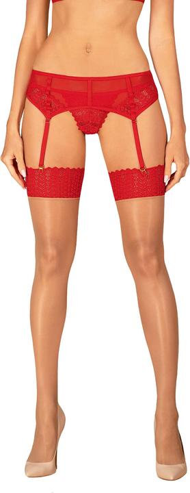 Productafbeelding Obsessive Ingridia 3-delige set rood (M, L)