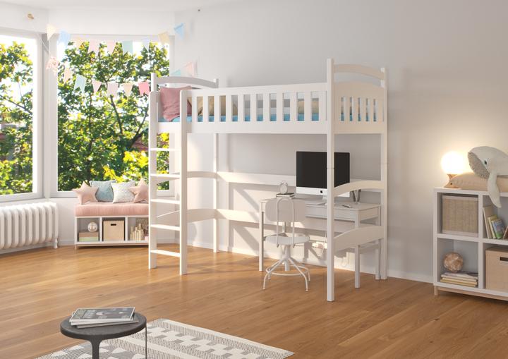 Produktbild ADRK Furniture Etagenbett Mezzanine mit MIAGO 180x80 Matratze (180 x 80 cm)