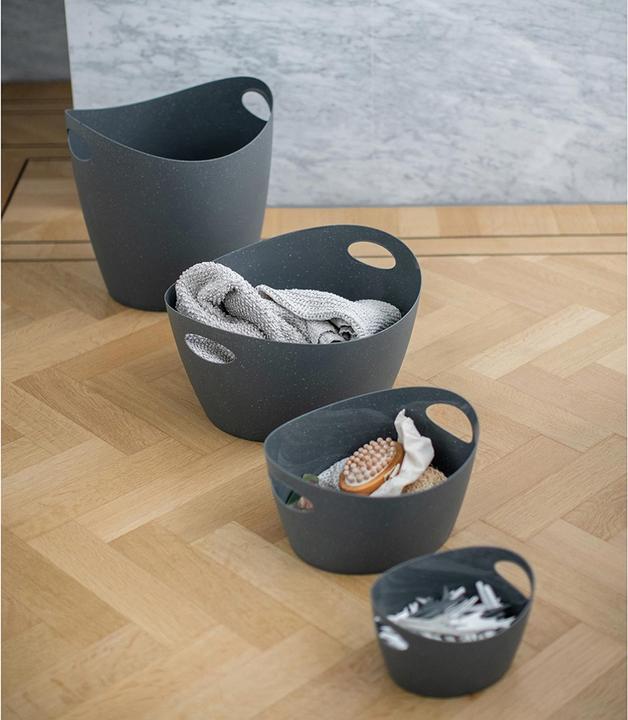 Actual product image Koziol Laundry Basket Bottichelli S 1.5 l, Grey (1.50 l)