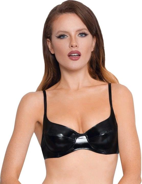 Black Level Vinyl Bra black 85D (85 D)