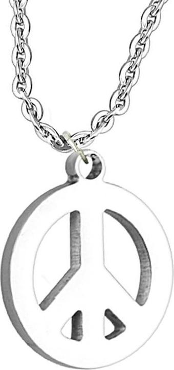 Immagine prodotto Star Piercing Catena d'argento Ciondolo Peace d'argento (senza ottone, Acciaio chirurgico 316L)