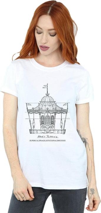 Image du produit Disney - T-shirt MARY POPPINS CAROUSEL SKETCH - Femme (3XL)