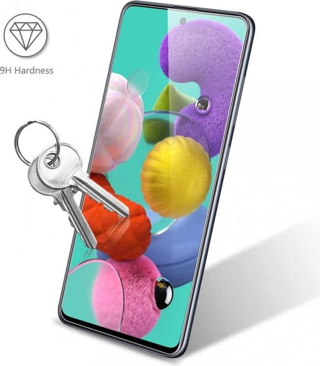 Produktbild Screenguard Samsung Galaxy A52 Panzerglas Schutzfolie Case Friendly Design (1 Stück, Samsung Galaxy A52)