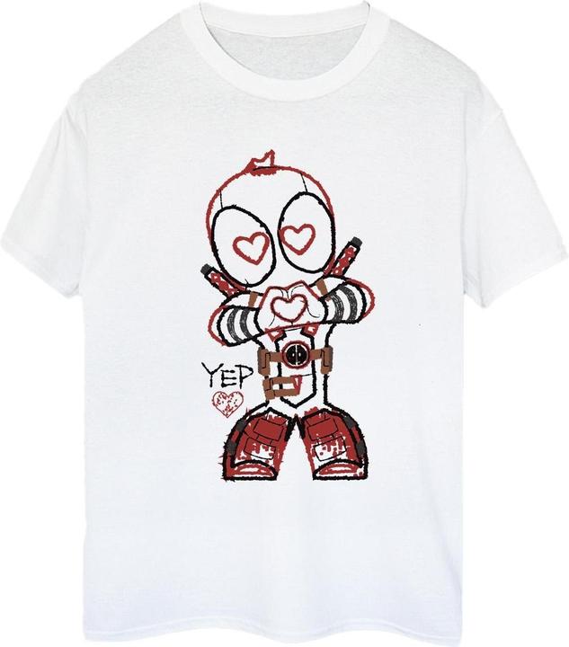 Produktbild Deadpool Love Beam Line TShirt (M)