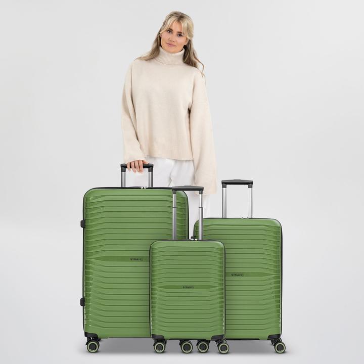 Produktbild Stratic Shine 4 Rollen Kofferset 3-teilig (193 l, XL (ab 115l))