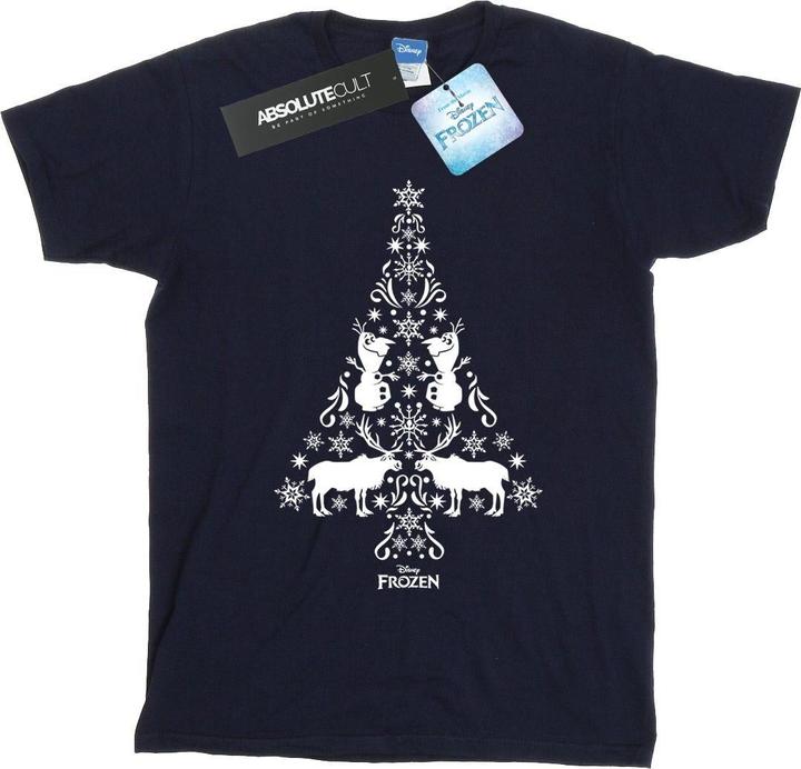 Immagine prodotto Disney Frozen Christmas Tree Maglietta Ampia Donna (XXL)