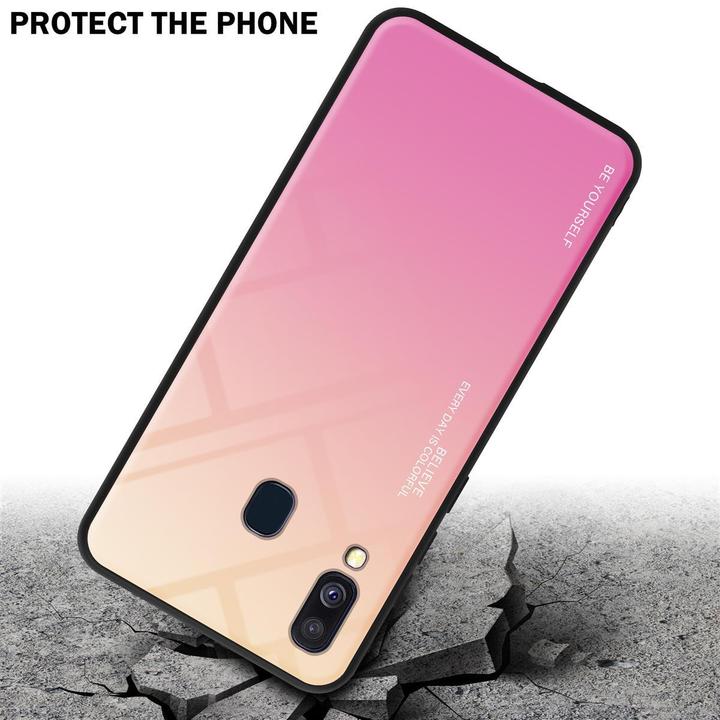 Produktbild Cadorabo TPU 2 Farben Glas Cover (Samsung Galaxy A40)