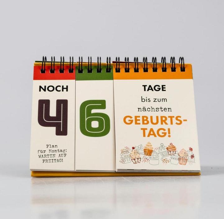 Produktbild Countdown-Kalender für's Büro (Harter Einband, Deutsch)