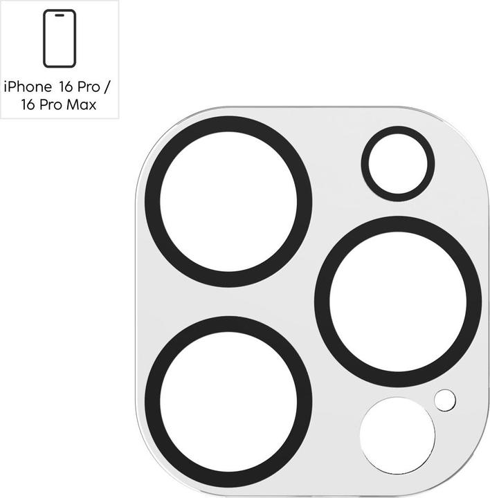 Image du produit Hama Cam Protect (1 pièce(s), Apple iPhone 16 Pro Max, Apple iPhone 16 Pro)