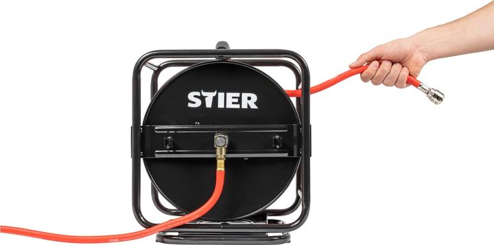 Actual product image Stier Compressed air hose reel SBT-30